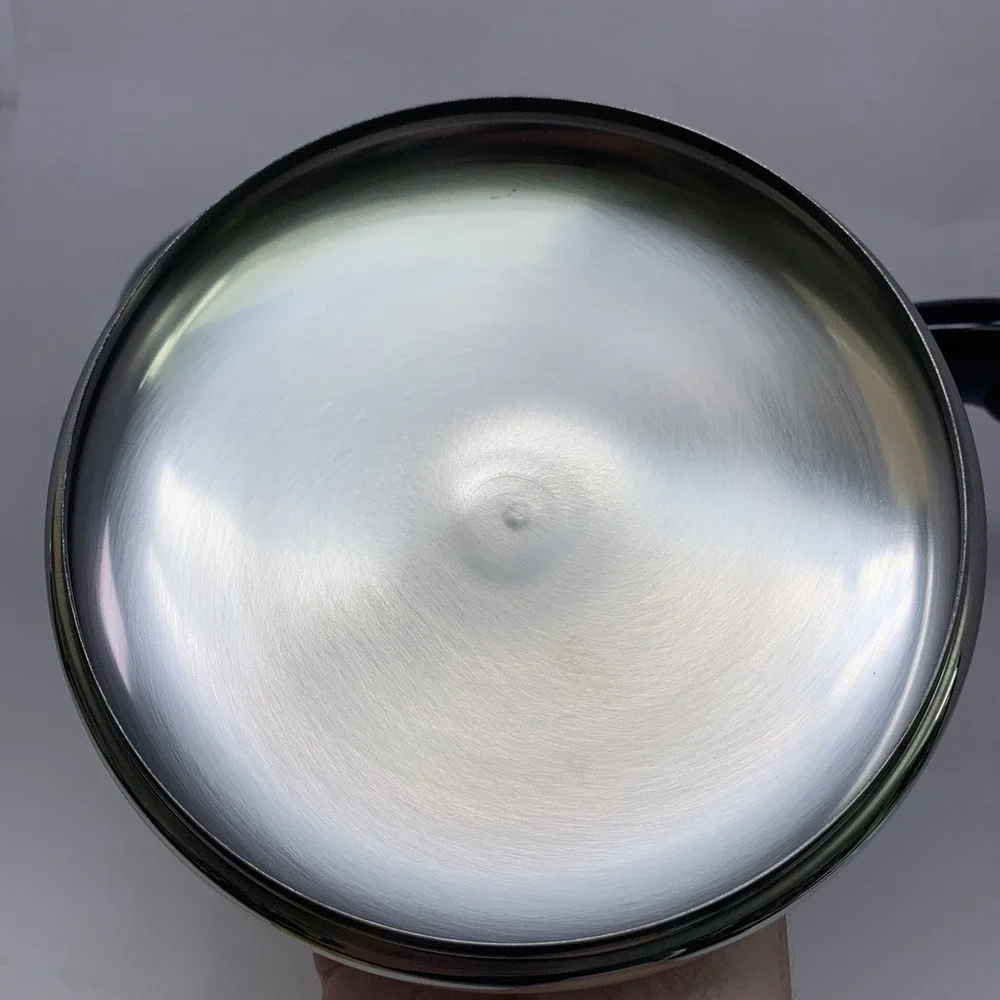 Vintage Revere Ware Copper Bottom Tall 2 Quart Pot Saucepan w Lid '82 New